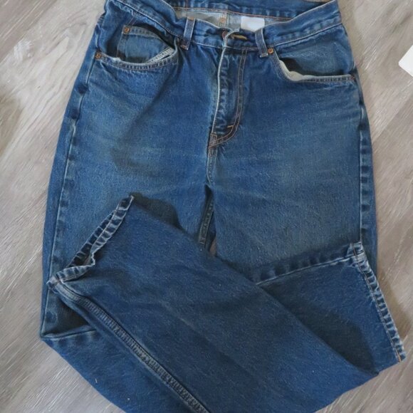 Levi's Original Riveted Jeans Med Dark Wash Size 32 (K505) - Picture 3 of 6